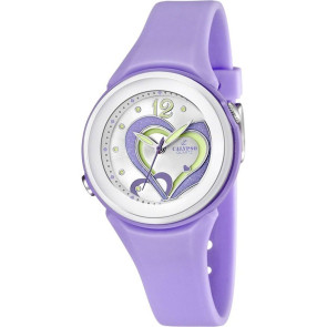 Correa de reloj Calypso K5576-4 Caucho Púrpura 20mm