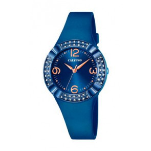 Correa de reloj Calypso K5659.6 Plástico Azul 25mm