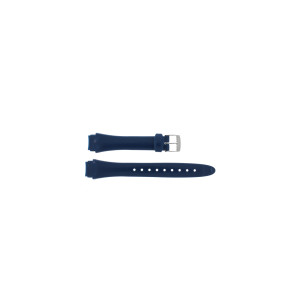 Correa de reloj Calypso K5660-5 Caucho Azul 16mm