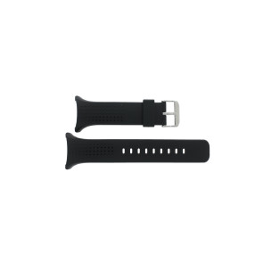 Correa de reloj Calypso K5663-1 Caucho Negro 18mm
