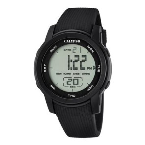 Correa de reloj Calypso K5698-6 Plástico Negro
