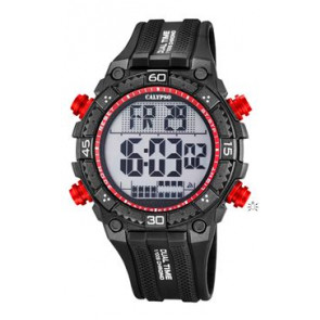 Correa de reloj Calypso K5701/6 (BC09169) Plástico Negro 18mm