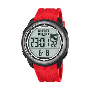 Correa de reloj Calypso K5704-4 Plástico Rojo