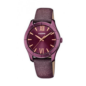Correa de reloj Calypso K5718/5 Cuero Púrpura 17mm