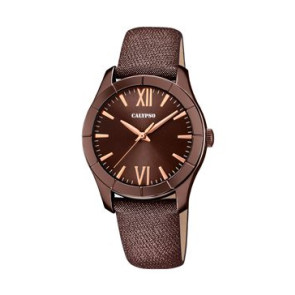 Correa de reloj Calypso K5718-6 Cuero Marrón 17mm