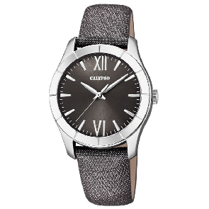 Correa de reloj Calypso K5718-3 Cuero Gris 17mm