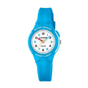 Correa de reloj Calypso K6069-2 Plástico Azul claro