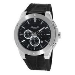 Correa de reloj Kenneth Cole KC8086 / 10023867BD Cuero Negro