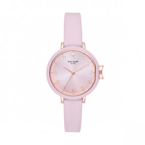 Correa de reloj Kate Spade New York KSW1477 Cuero Rosa 12mm