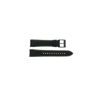 Correa de reloj Seiko 7T62-0KV0 (04B) / SNAE67P1 / L01M012M0 / Sportura Cuero Negro 21mm