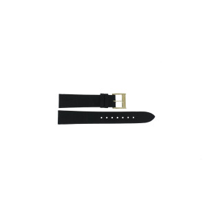 Correa de reloj Seiko Premier / 7N89-0AY0 / SXB432P1 / L0G1011K0 Cuero Negro 16mm