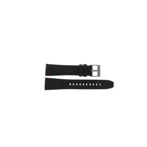 Correa de reloj Seiko SSB359P1 / 8T63-00L0 / L0KF011N0 Cuero/Textil Negro 22mm