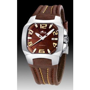 Correa de reloj Lotus 15507-5 / 15502-8 Cuero Marrón 18mm