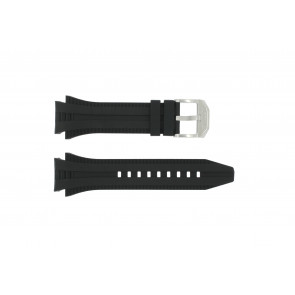 Lotus correa de reloj L15756 Caucho Negro 22mm