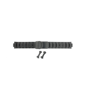 Correa de reloj Seiko 4R35-01N0 / SRPA73K1 / M0FP71BN0 Acero Negro 21mm