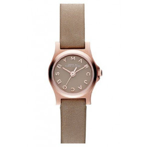 Correa de reloj Marc by Marc Jacobs MBM1239 Cuero Gris pardo 10mm