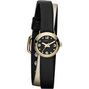 Correa de reloj Marc by Marc Jacobs MBM1257 Cuero Negro 10mm