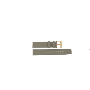 Correa de reloj Marc by Marc Jacobs MBM1266 / MBM3244 Cuero Gris pardo 18mm