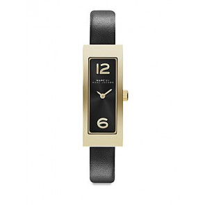 Correa de reloj Marc by Marc Jacobs MBM1295 Cuero Negro 10mm