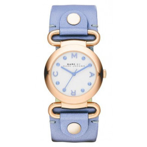 Correa de reloj Marc by Marc Jacobs MBM1307 Cuero Azul 24mm
