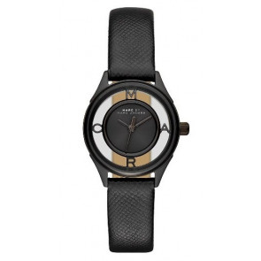 Correa de reloj Marc by Marc Jacobs MBM1384 Cuero Negro 12mm