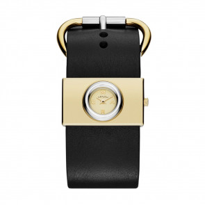 Correa de reloj Marc by Marc Jacobs MBM1394 Cuero Negro 30mm