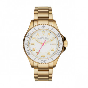 Correa de reloj Marc by Marc Jacobs MBM3408 Acero inoxidable Chapado en oro 18mm