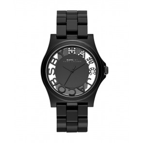 Correa de reloj Marc by Marc Jacobs MBM4572 Plástico Negro 20mm