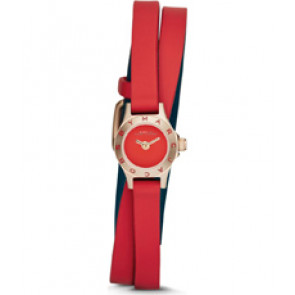 Correa de reloj Marc by Marc Jacobs MBM5534 Silicona Rojo 7mm