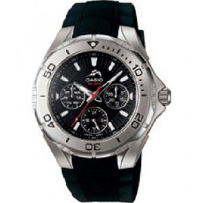 Casio correa de reloj 10264132 Plástico Negro 15mm