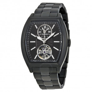 Correa de reloj Fossil ME3050 Acero inoxidable Negro 20mm