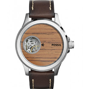 Correa de reloj Fossil ME3113 Cuero Marrón 22mm