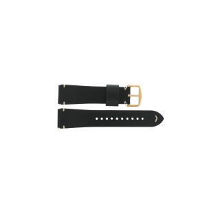Correa de reloj Fossil ME3156 Cuero Negro 22mm