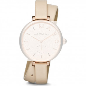 Correa de reloj Marc by Marc Jacobs MJ1418 Cuero Beige 10mm