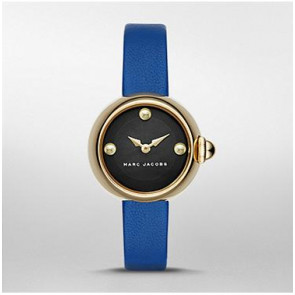 Correa de reloj Marc by Marc Jacobs MJ1434 Cuero Azul 10mm