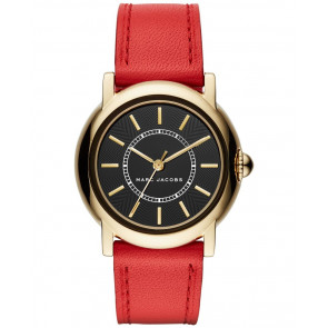 Correa de reloj Marc by Marc Jacobs MJ1452 Cuero Rojo 18mm