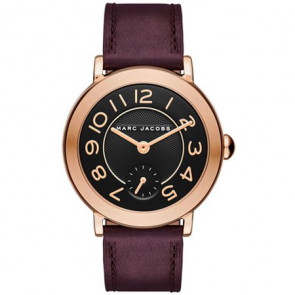 Correa de reloj Marc by Marc Jacobs MJ1470 Cuero Burdeos 18mm