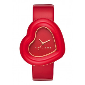 Correa de reloj Marc by Marc Jacobs MJ1614 Cuero Rojo 18mm