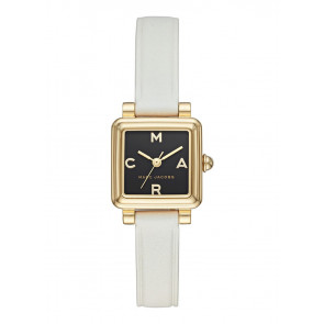 Correa de reloj Marc by Marc Jacobs MJ1638 Cuero Blanco 10mm