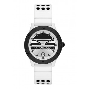 Correa de reloj Marc by Marc Jacobs MJ1651 Silicona Blanco 18mm