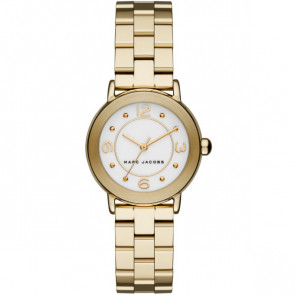Correa de reloj Marc by Marc Jacobs MJ3473 Acero inoxidable Chapado en oro 14mm