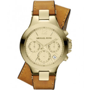 Correa de reloj Michael Kors MK2261 Cuero Marrón 18mm