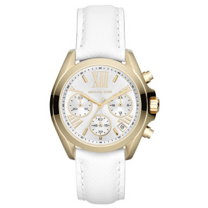Correa de reloj Michael Kors MK2302 Cuero Blanco 18mm
