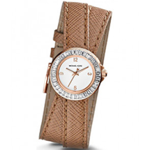 Correa de reloj Michael Kors MK2338 Cuero Beige 12mm