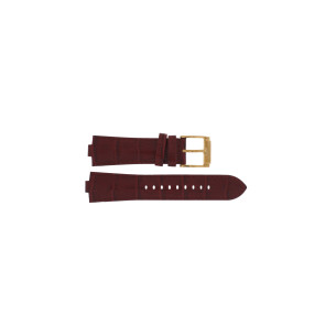 Correa de reloj Michael Kors MK2357 Piel de cocodrilo Rojo 9mm