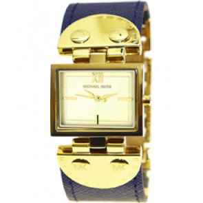 Correa de reloj Michael Kors MK2366 Cuero Azul 26mm