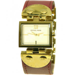 Correa de reloj Michael Kors MK2368 Cuero Rojo 26mm