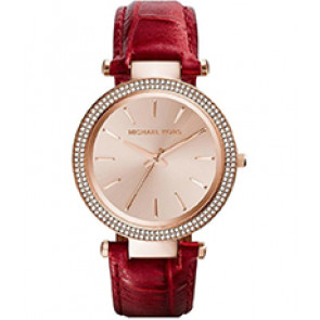 Correa de reloj Michael Kors MK2383 Cuero Rojo 18mm