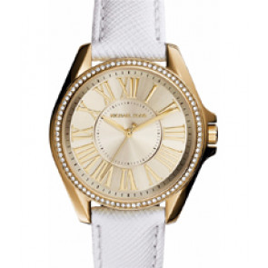 Correa de reloj Michael Kors MK2394 Cuero Blanco 18mm