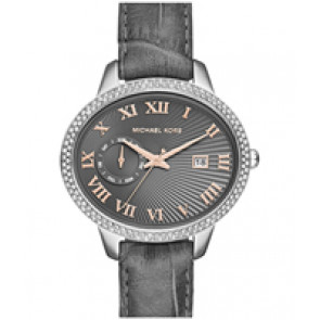 Correa de reloj Michael Kors MK2427 Cuero Gris 18mm